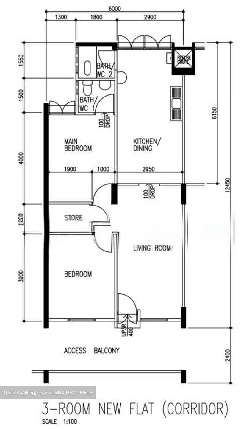Blk 351 Clementi Avenue 2 (Clementi), HDB 3 Rooms #516967471